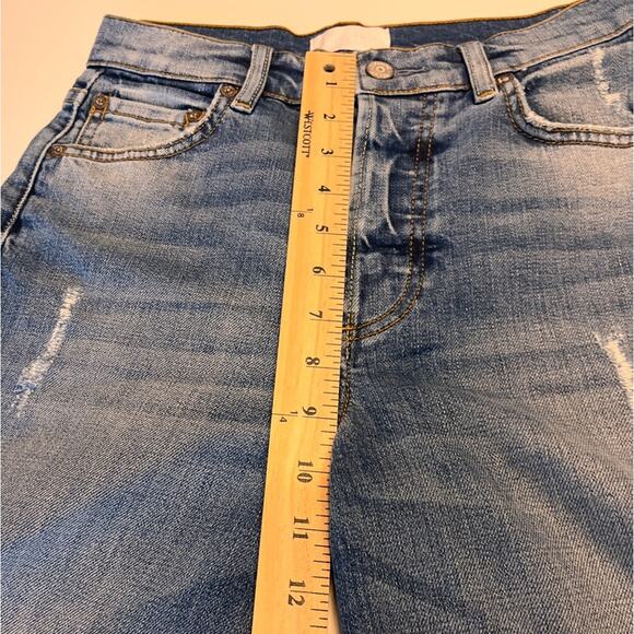 Boyish Mikey High Rise Straight Ankle Jeans in Mercy Island 25 NWT - Picture 10 of 11